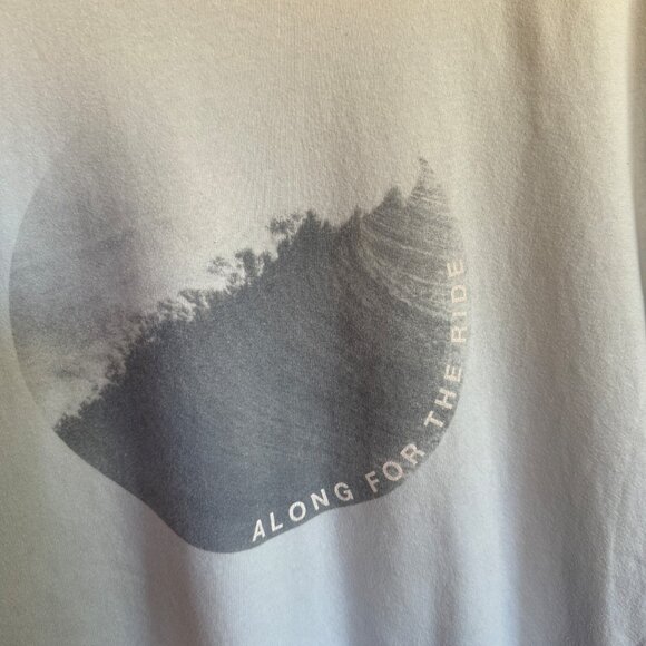 Gap T Shirt Tee Mens Medium Blue Ocean Wave Graphic Casual Beach Layer Surf - Picture 2 of 7